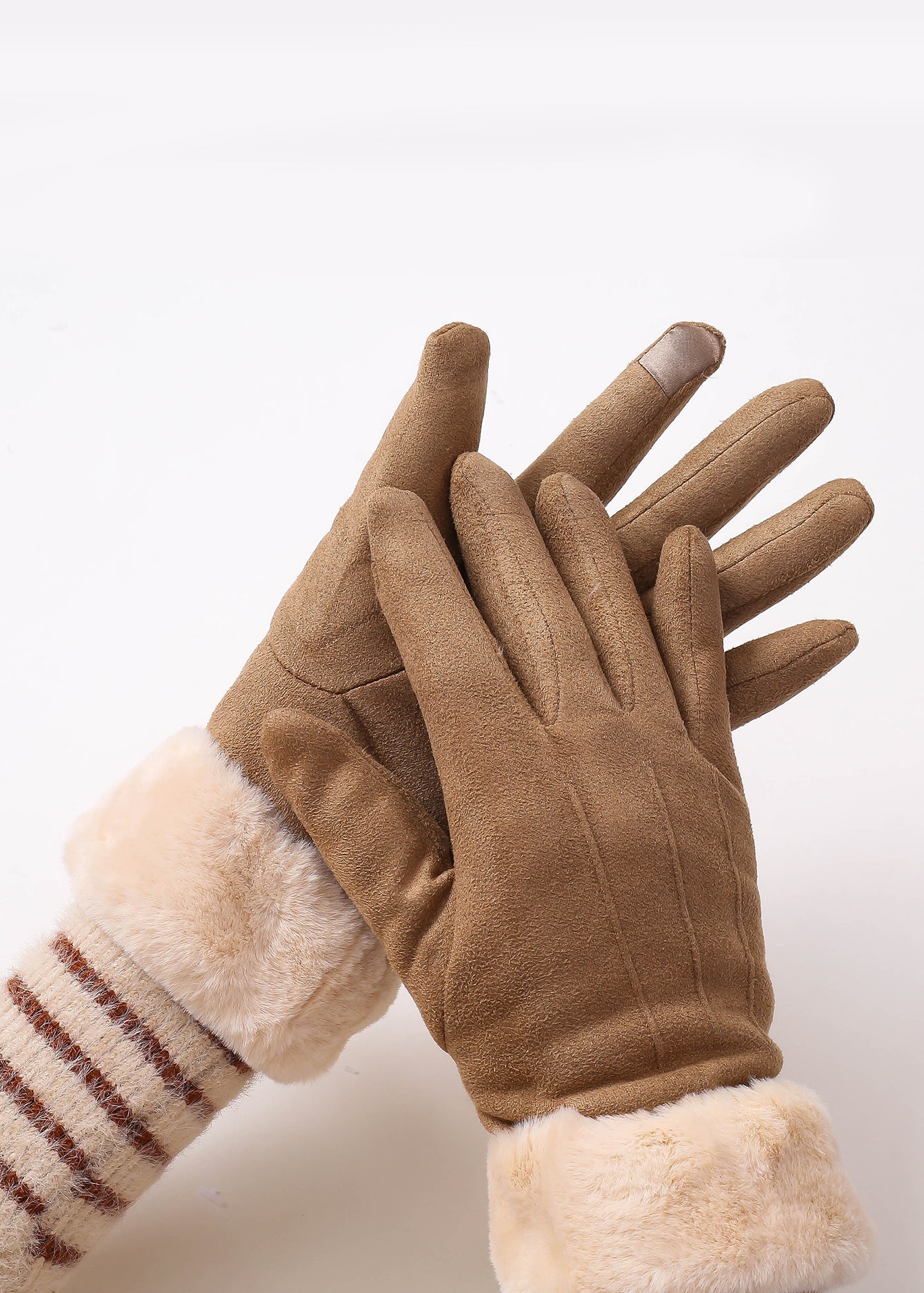 Suede Touch Screen Gloves Sai Feel