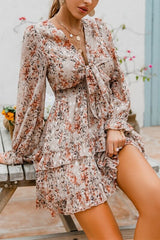 Summer Fashion Women Long Sleeve Chiffon Dress Sai Feel