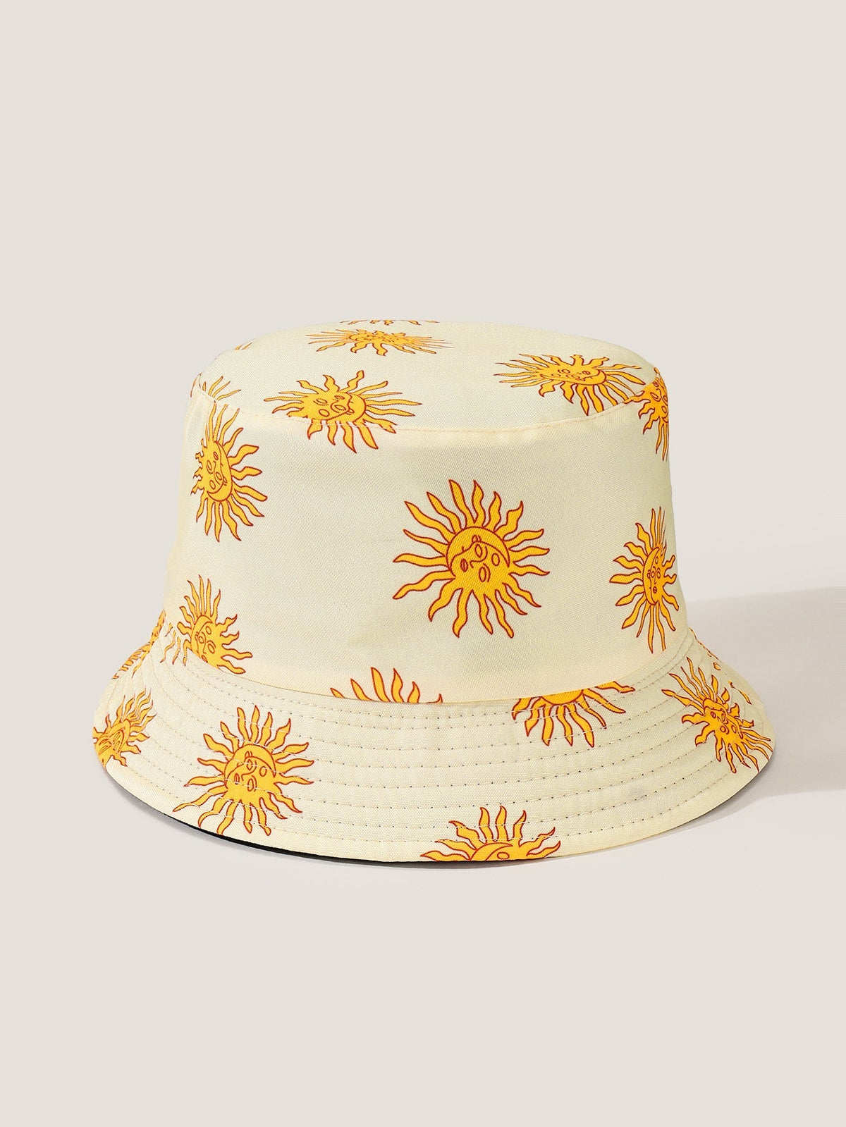 Sun Print Summer Travel Beach Sun Cap Bucket Hat Sai Feel