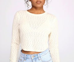 Thinking About You Ribbed Crop Top Sai Feel