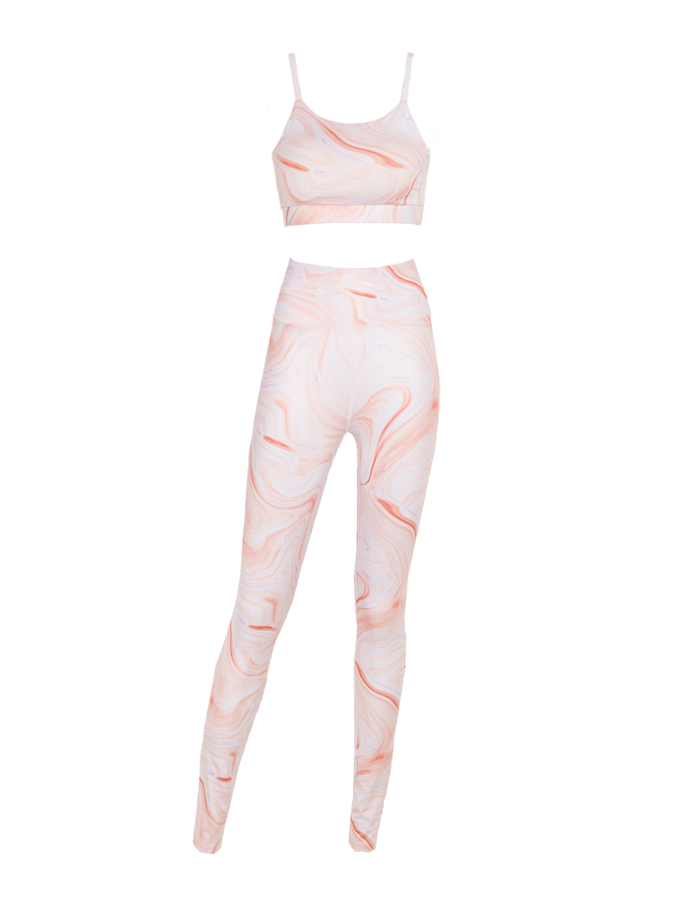 Tie Dye Sports Bra And Leggings Sai Feel