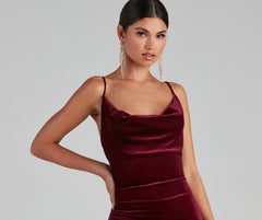 Time To Celebrate Chic Velvet Mini Dress Sai Feel