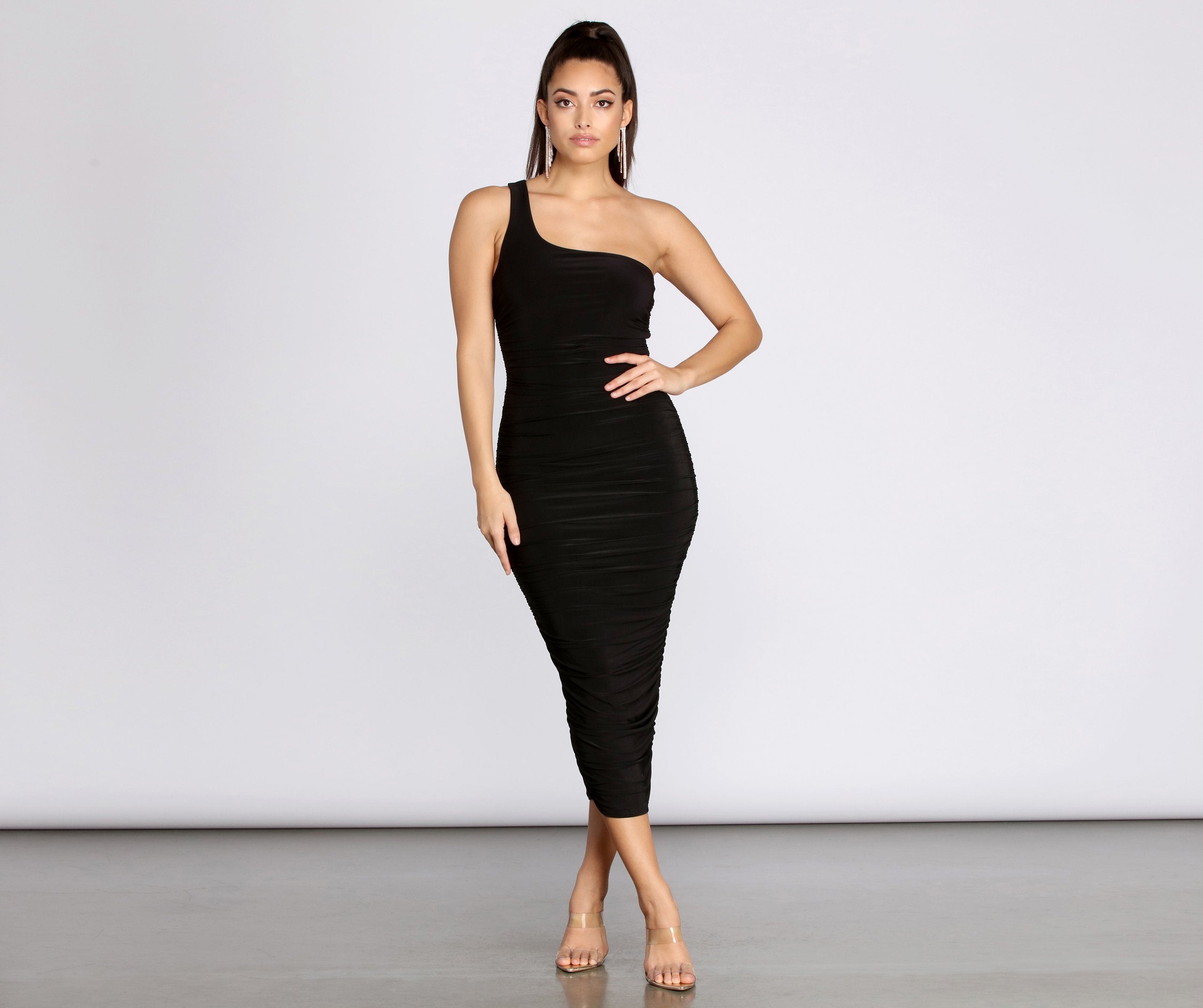 Total Babe Alert Midi Dress Sai Feel