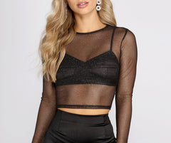 Total Glitter Girl Crop Top Sai Feel