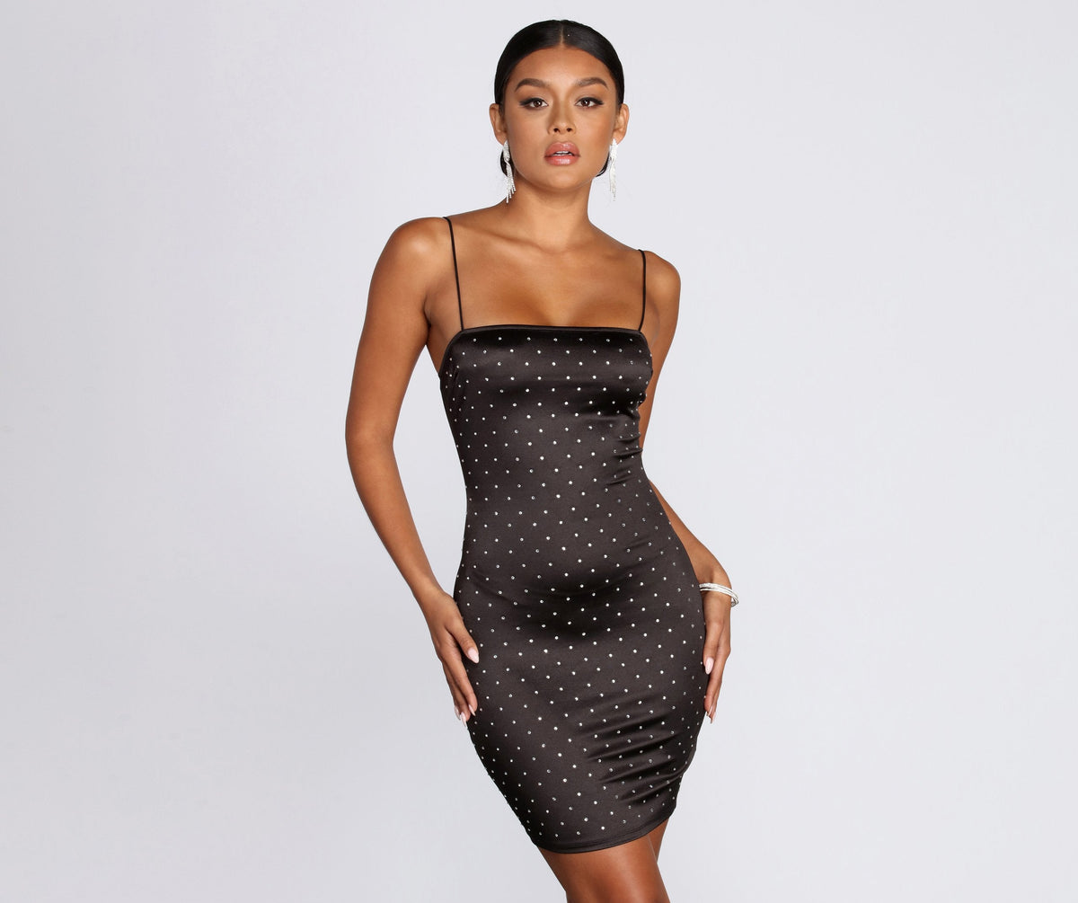 Treat Me Heat Stone Mini Dress Sai Feel