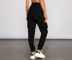 Trendy Moment Cargo Joggers Sai Feel