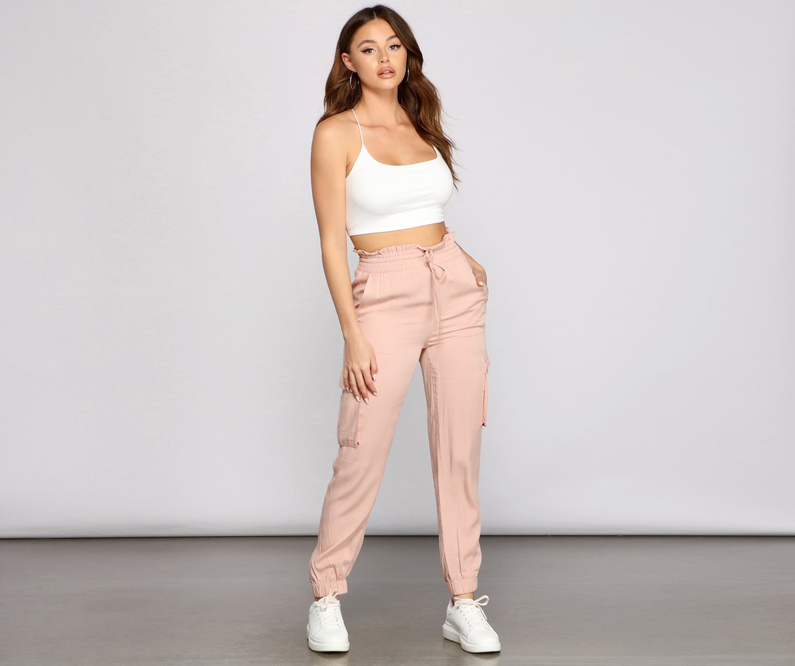 Trendy Moment Cargo Joggers Sai Feel