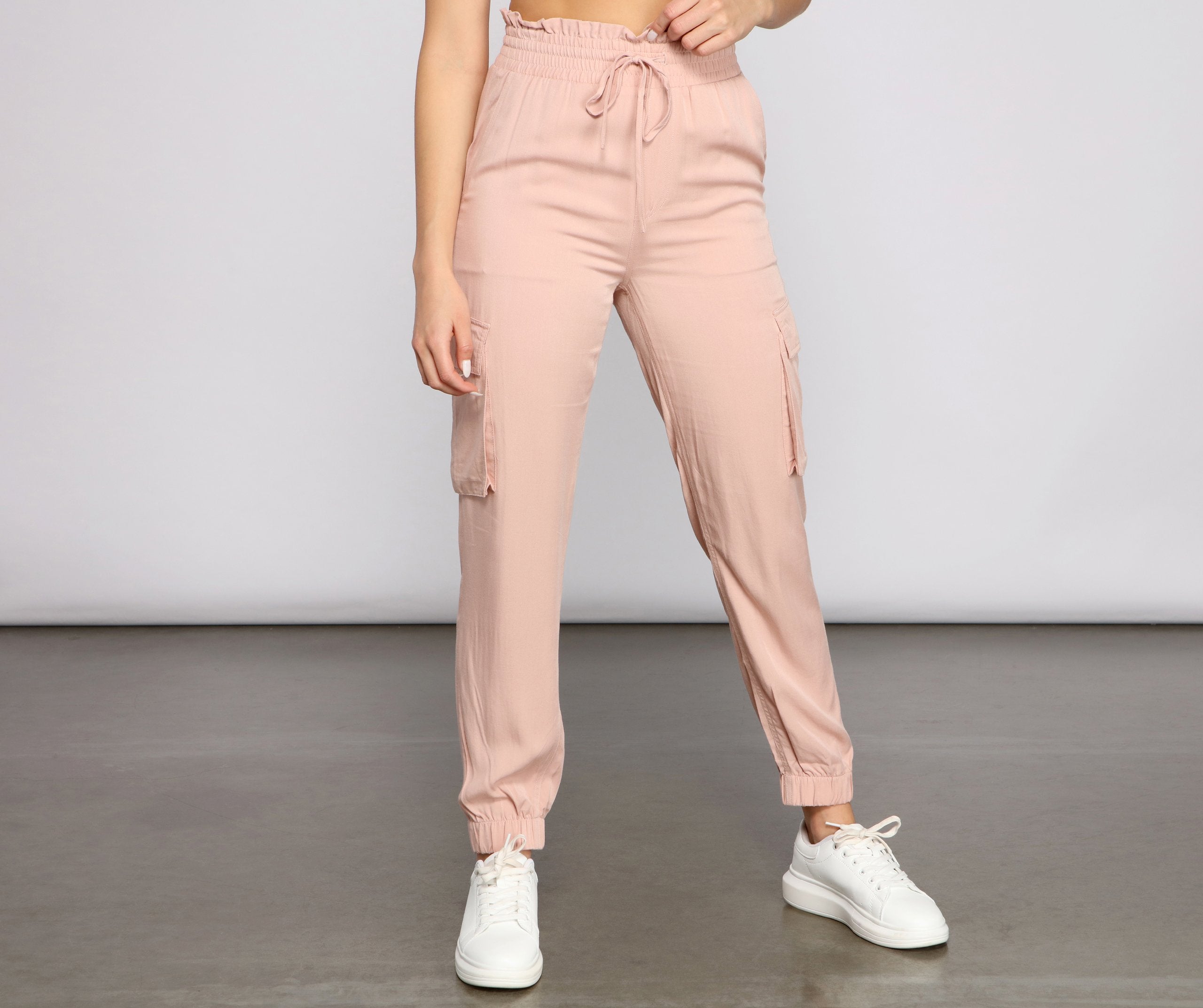 Trendy Moment Cargo Joggers Sai Feel