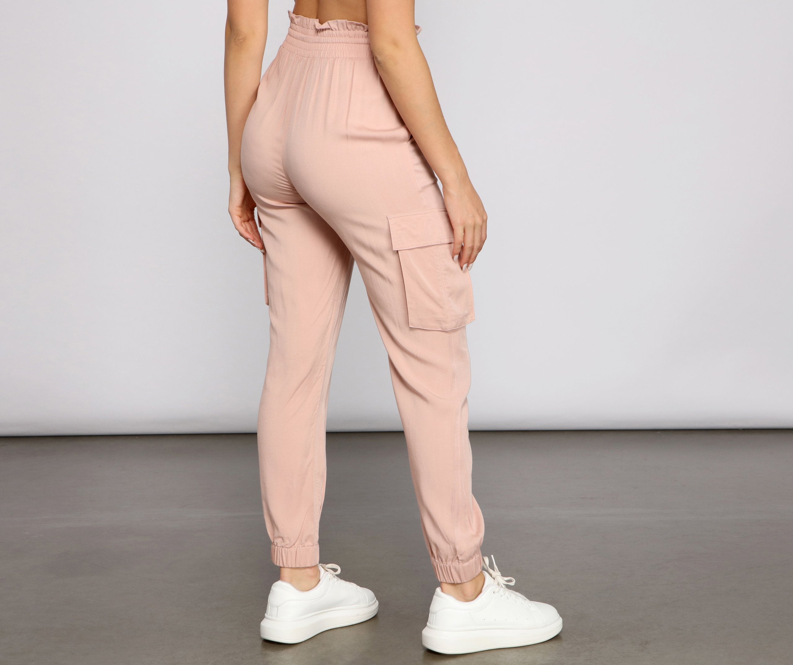 Trendy Moment Cargo Joggers Sai Feel