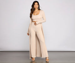 Trendy Textures High Waist Pants Sai Feel