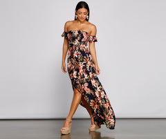 Tropical Sunsets Maxi Dress Sai Feel