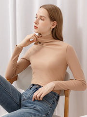 Turtleneck long sleeve crop top Sai Feel