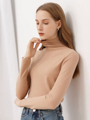 Turtleneck long sleeve crop top Sai Feel