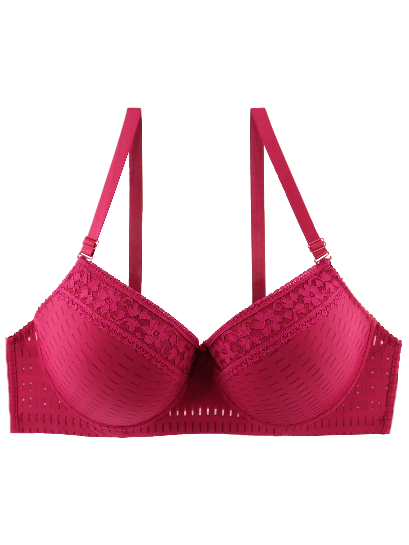 Bra Frame Unless Unlined Push Up Bra with Frame Deep V Brassiere Women Underwear Lace ...
