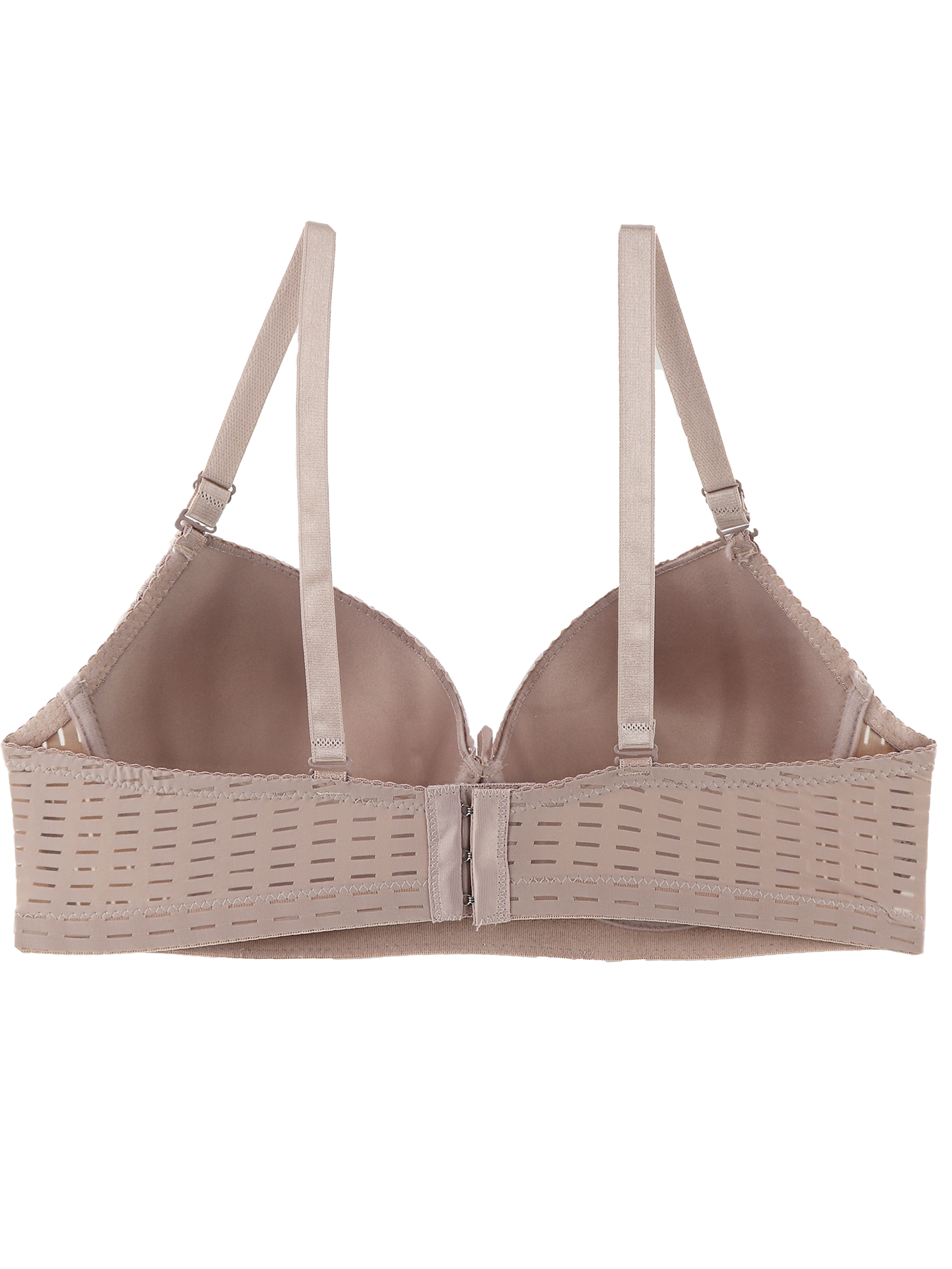 Bra Frame Unless Unlined Push Up Bra with Frame Deep V Brassiere Women Underwear Lace ...