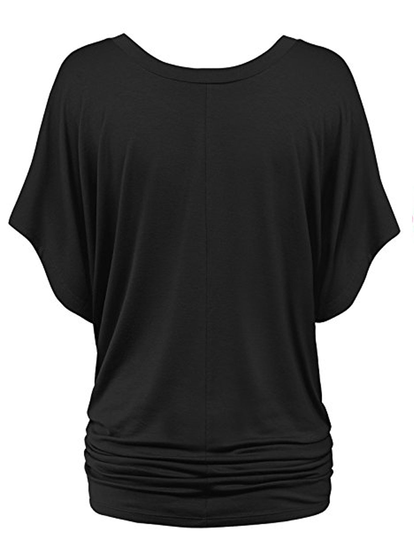 V-Neck Batwing Sleeve Tee Sai Feel