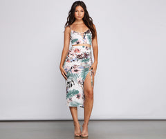 Vacay Beauty Floral Maxi Skirt Sai Feel