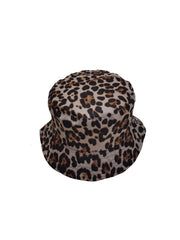 Vintage casual leopard fisherman hat Sai Feel