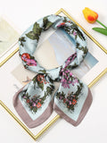 Vintage silky scarf Sai Feel