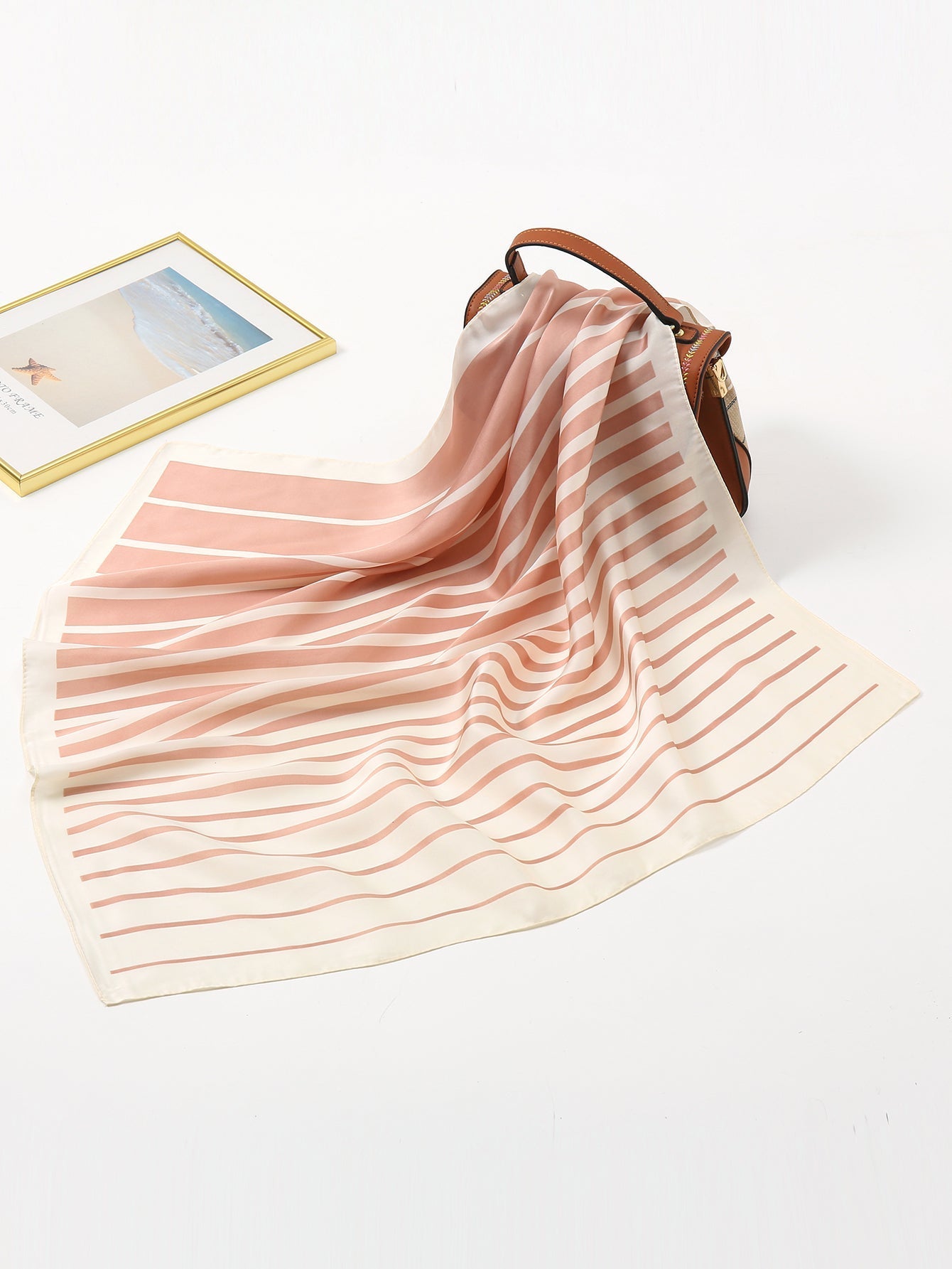 Vintage silky scarf Sai Feel