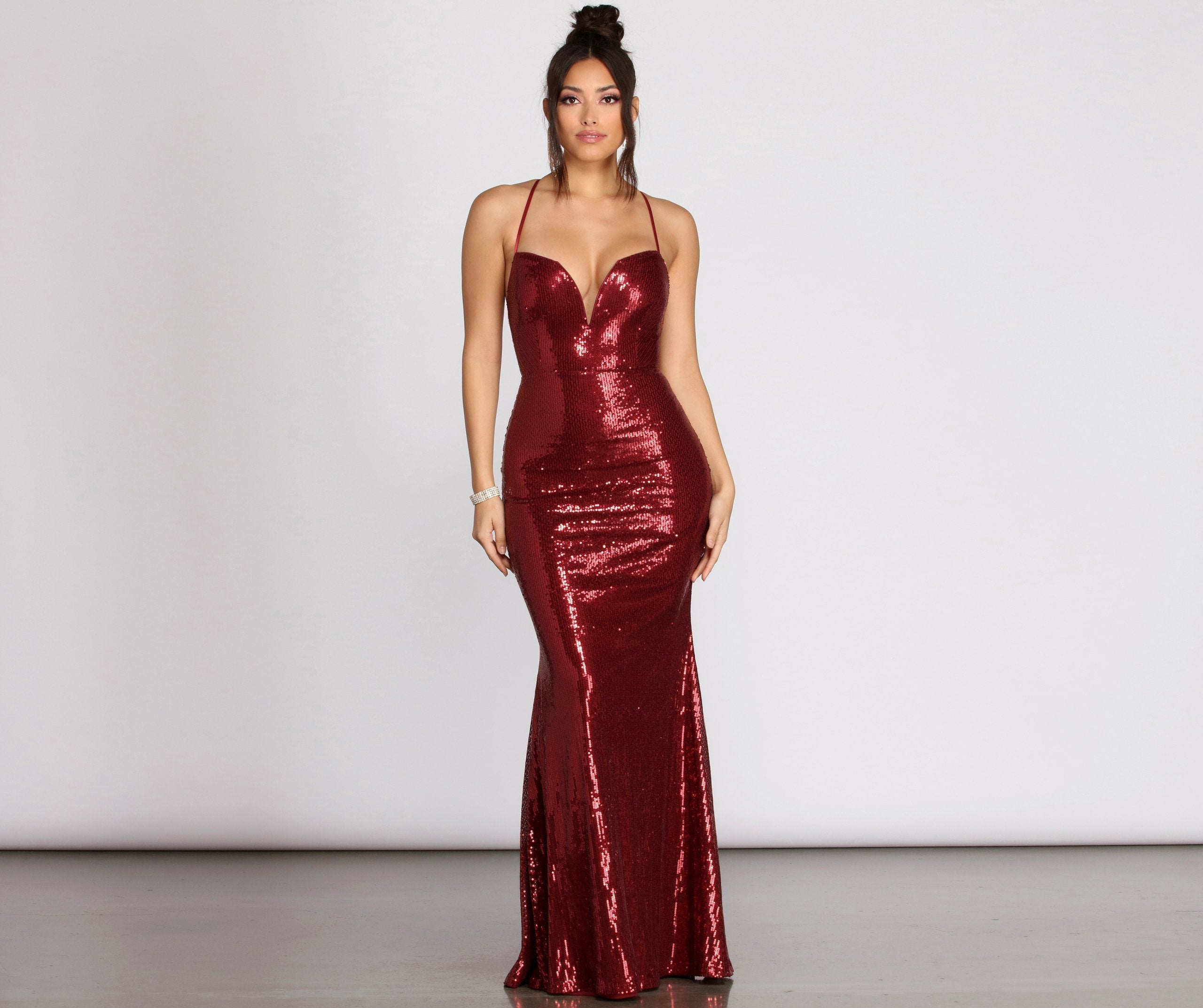 Viva Formal Sequin Mermaid Dress Sai Feel