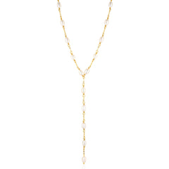 Vivian Drop Necklace Gold