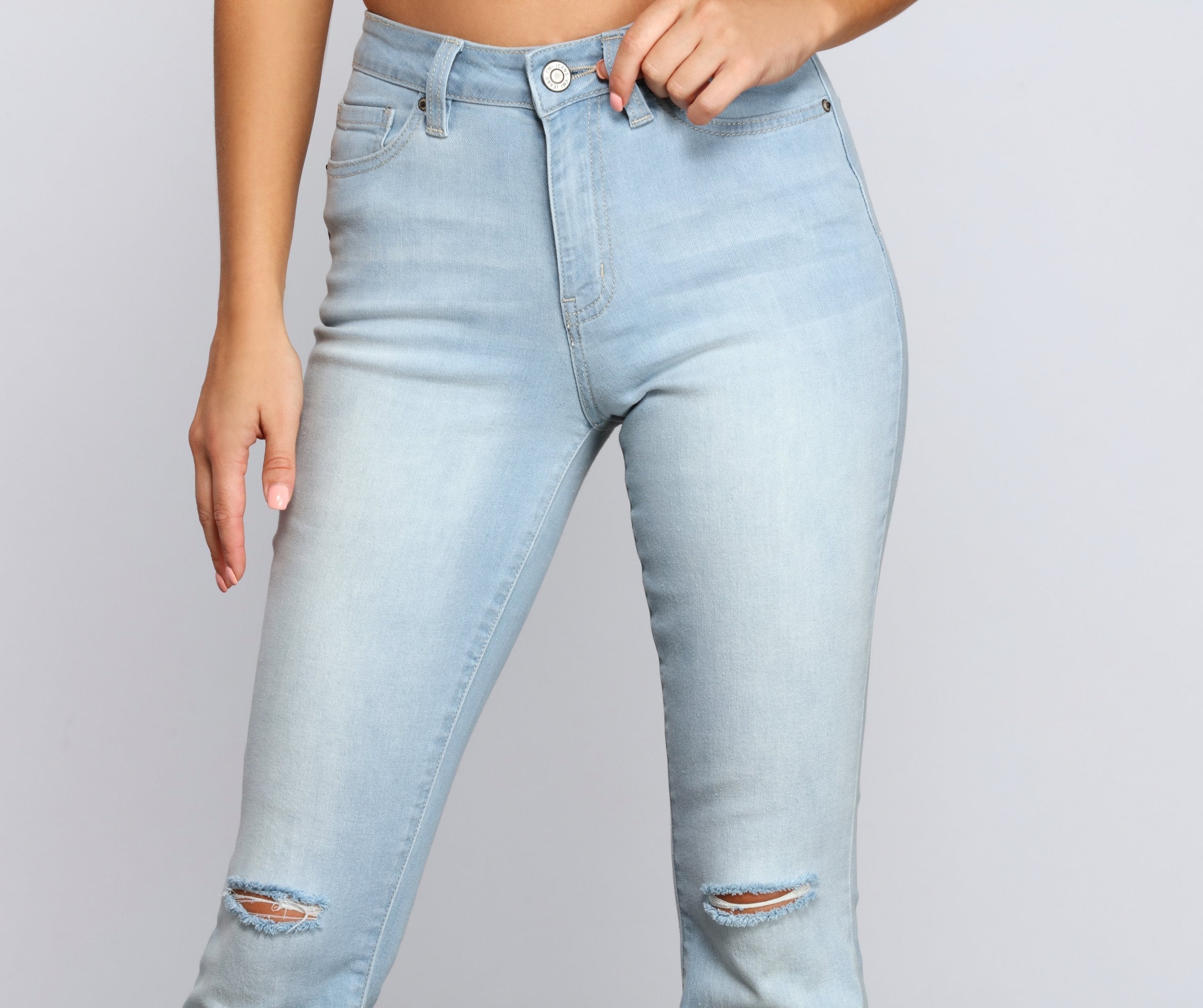 Walk It Out In Style High Rise Flared Jeans Sai Feel