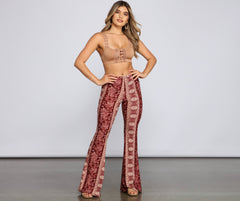 Wanderlust Beauty Flared Pants Sai Feel