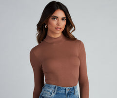 Wardrobe Essential Mock Neck Top Sai Feel