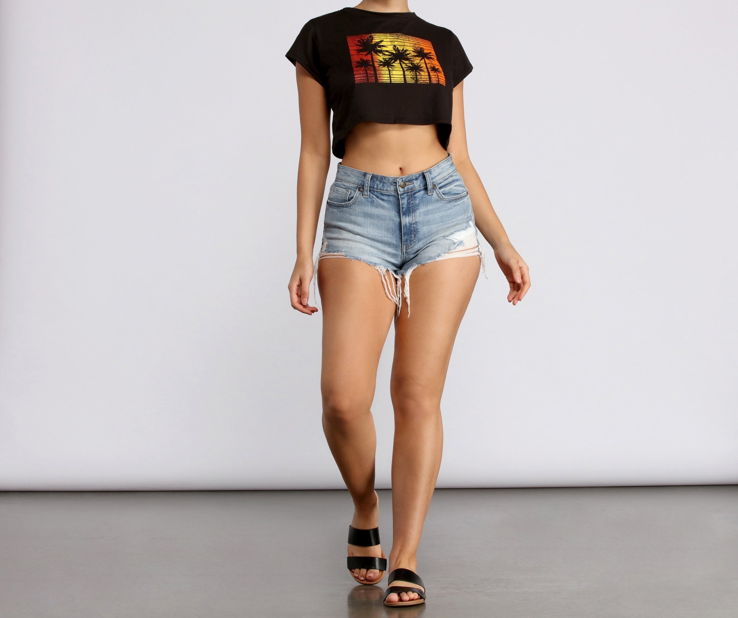 Watch the Sunset Crop Top Sai Feel