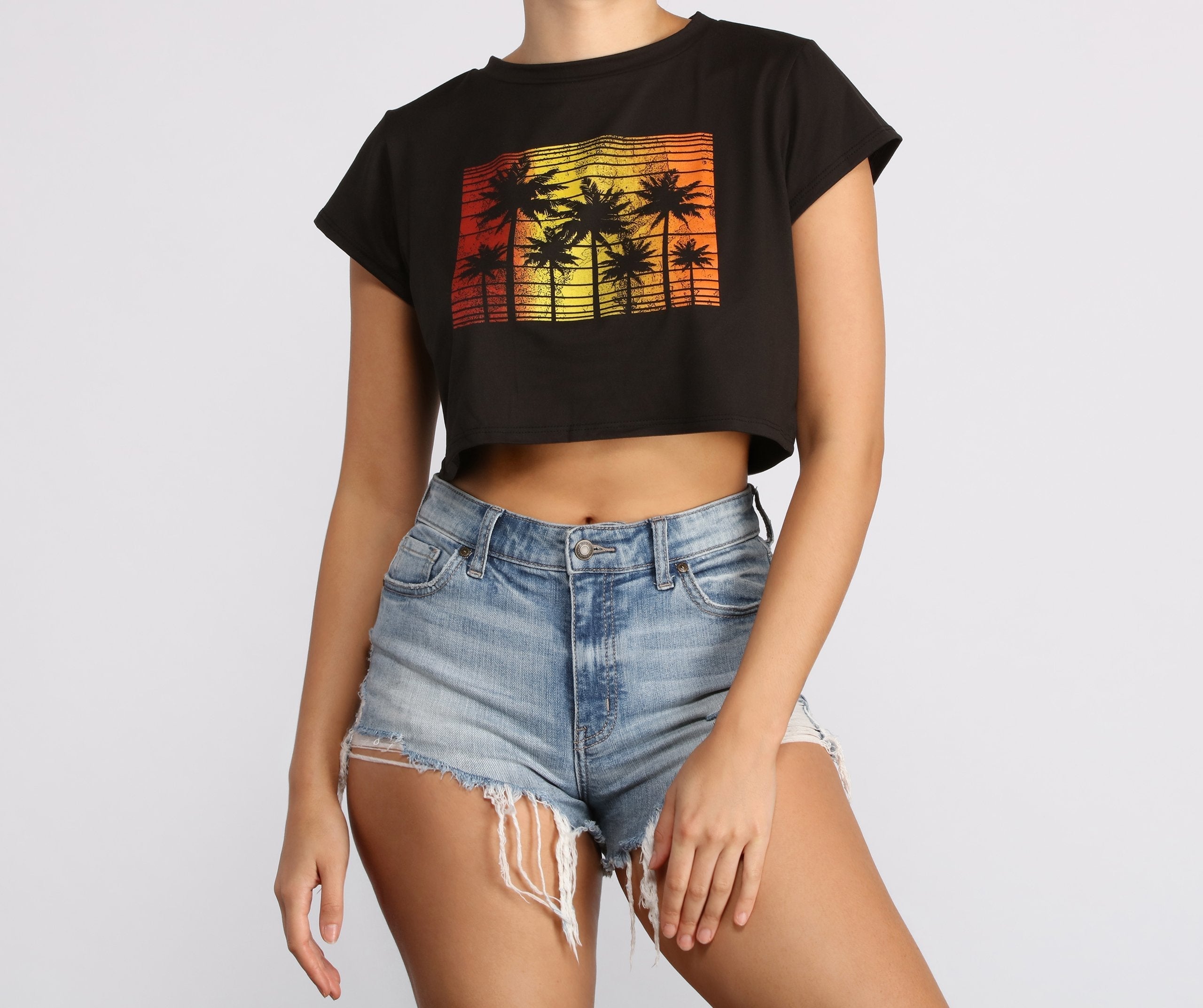 Watch the Sunset Crop Top Sai Feel