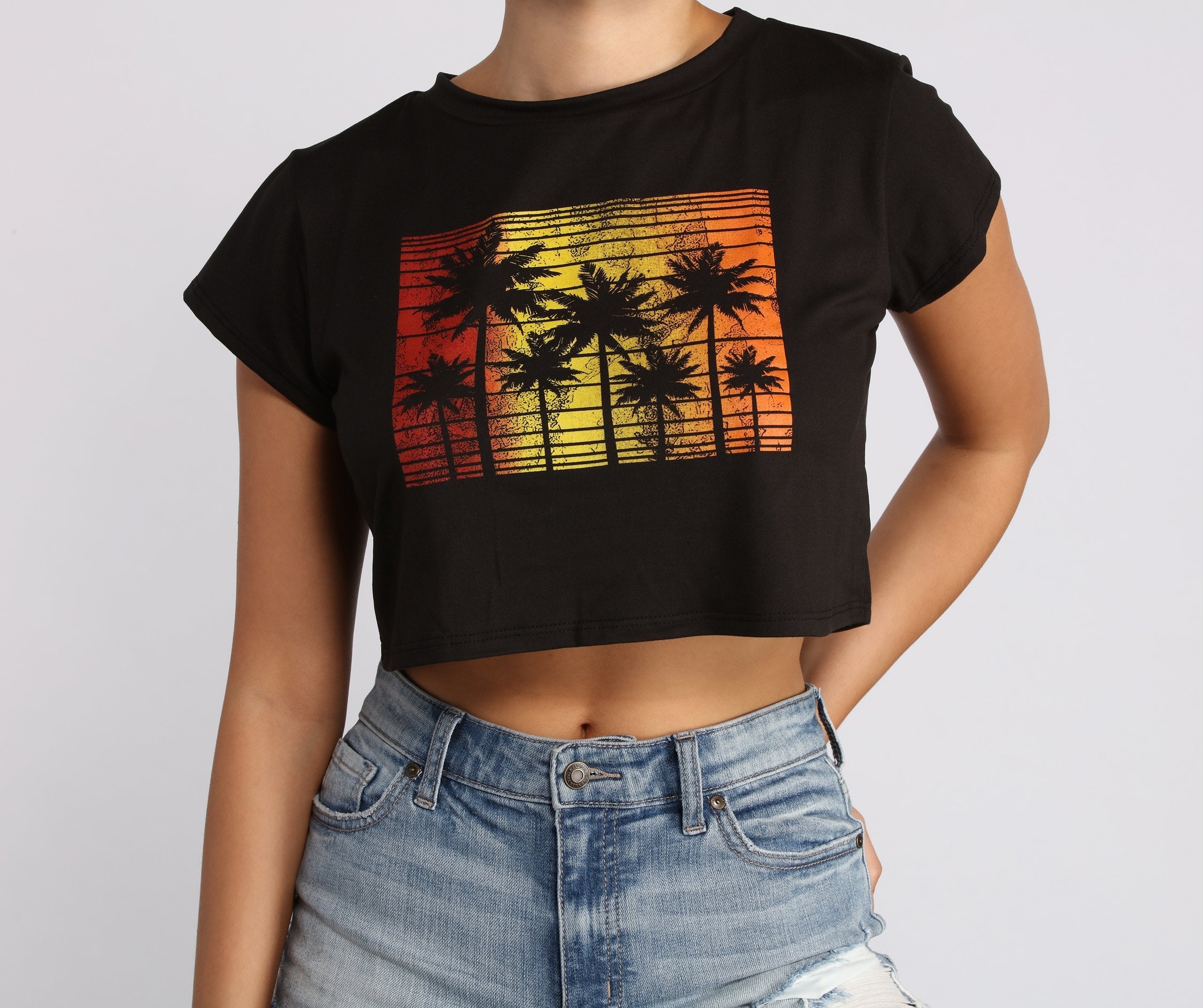 Watch the Sunset Crop Top Sai Feel