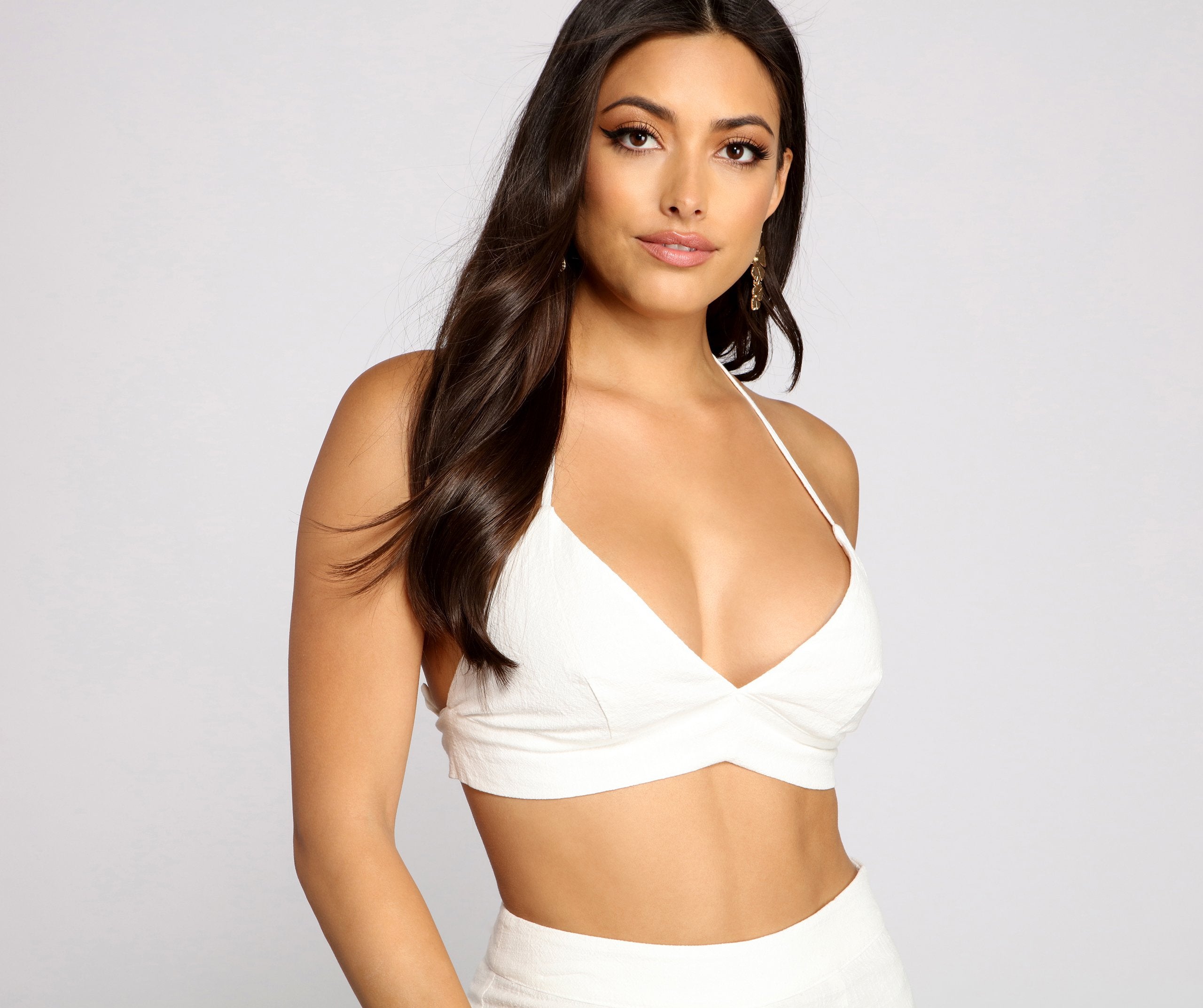 Whisked Away Halter Crop Top Sai Feel