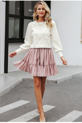 White Hairball Pullover Vintage Sweater Sai Feel