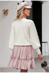 White Hairball Pullover Vintage Sweater Sai Feel