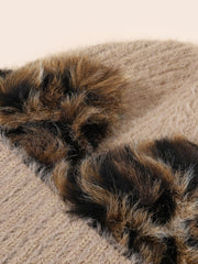 Winter Knitted Leopard Cat Ears Beanie Hats Cute Stretchy Soft Skull Watch Cap Sai Feel