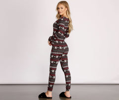 Wish List Fair Isle Cozy Onesie Sai Feel