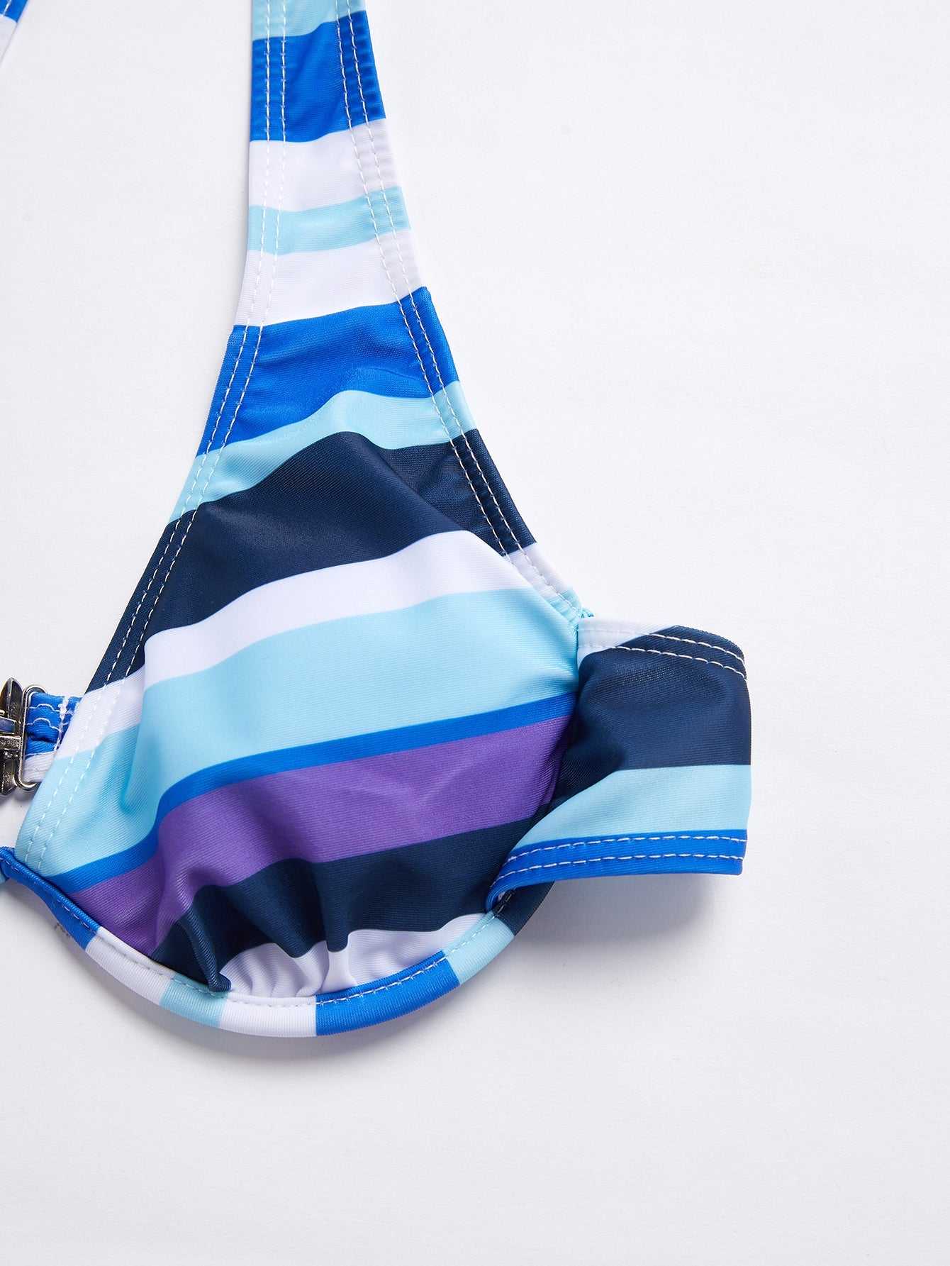 Women Bikini Set Striped Swimsuit Swimwear Beachwear Bathing Suit S/M/L/XL Sai Feel