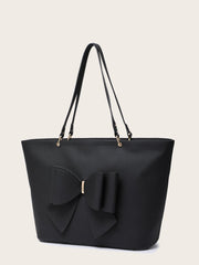 Women Bow Front Large Capacity Shoulder Bag Sai Feel