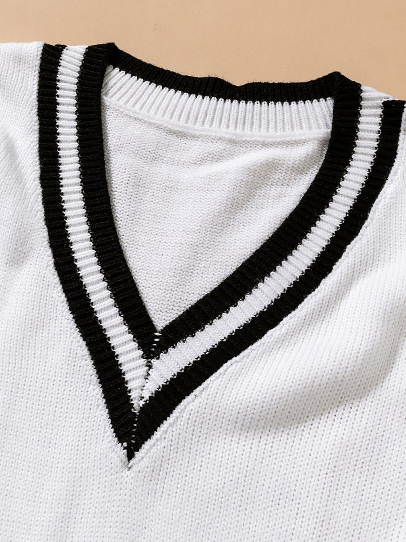 Women Fashion Deep V knitted sweater Sai Feel