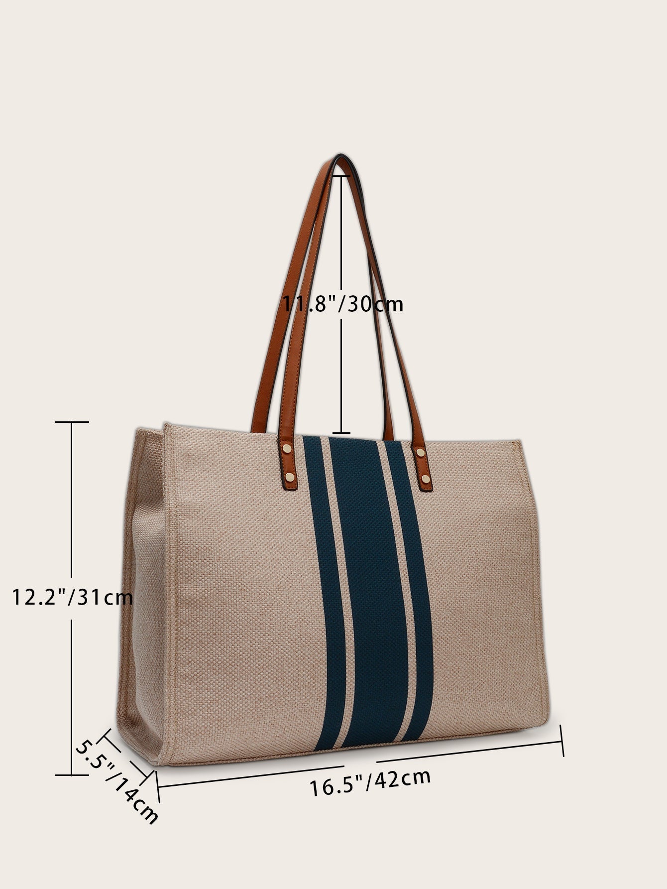 Women Flax Tote bag Shoulder Bag Sai Feel