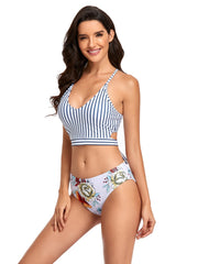 Women Floral Print Bikini Swimsuit Swimwear Sai Feel