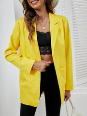 Women Lapel Slim Temperament Suit Jacket Sai Feel