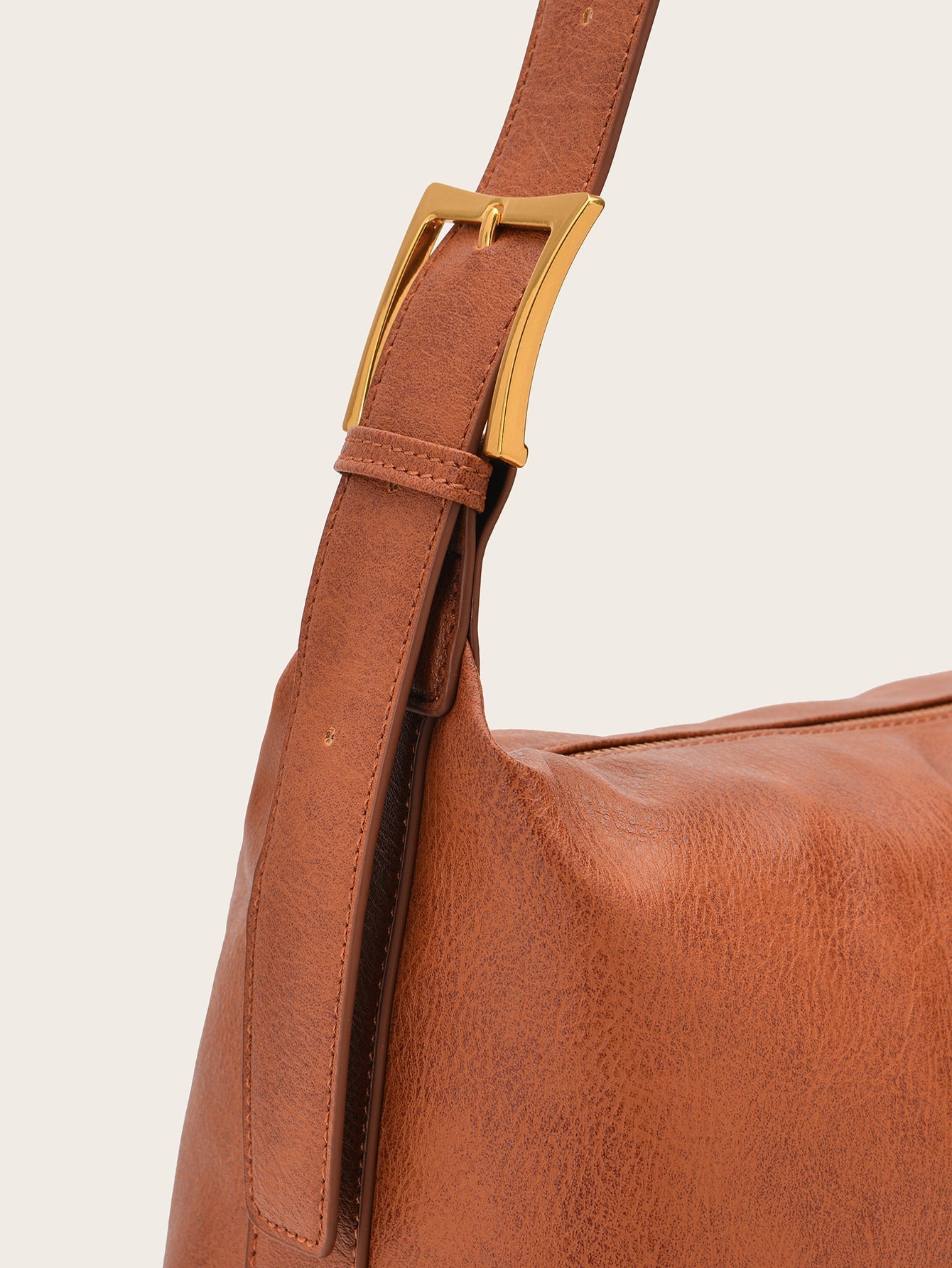 Women Large Capacity Adjustable Strap Casual Shoulder Bag Sai Feel