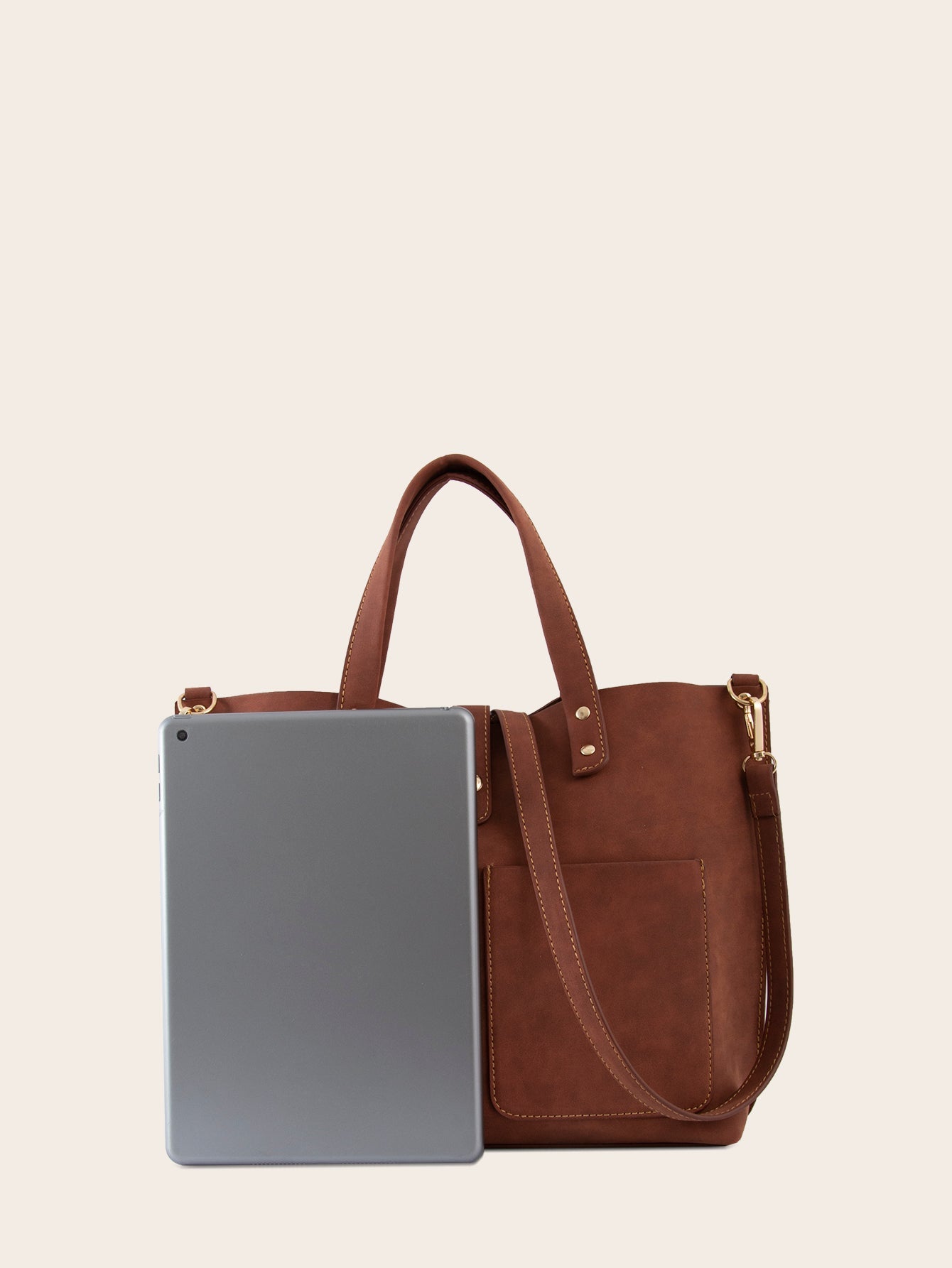 Women Large Capacity Handbags Simple Shoulder Bag Sai Feel