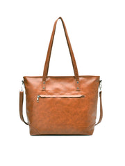 Women Leather Tote Bag Shoulder Handle Bag Sai Feel