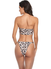 Women Leopard Print Bikini Set Swimwear Sai Feel