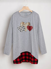 Women Long Sleeve Plaid Matching Casual Fall Clothes Sai Feel