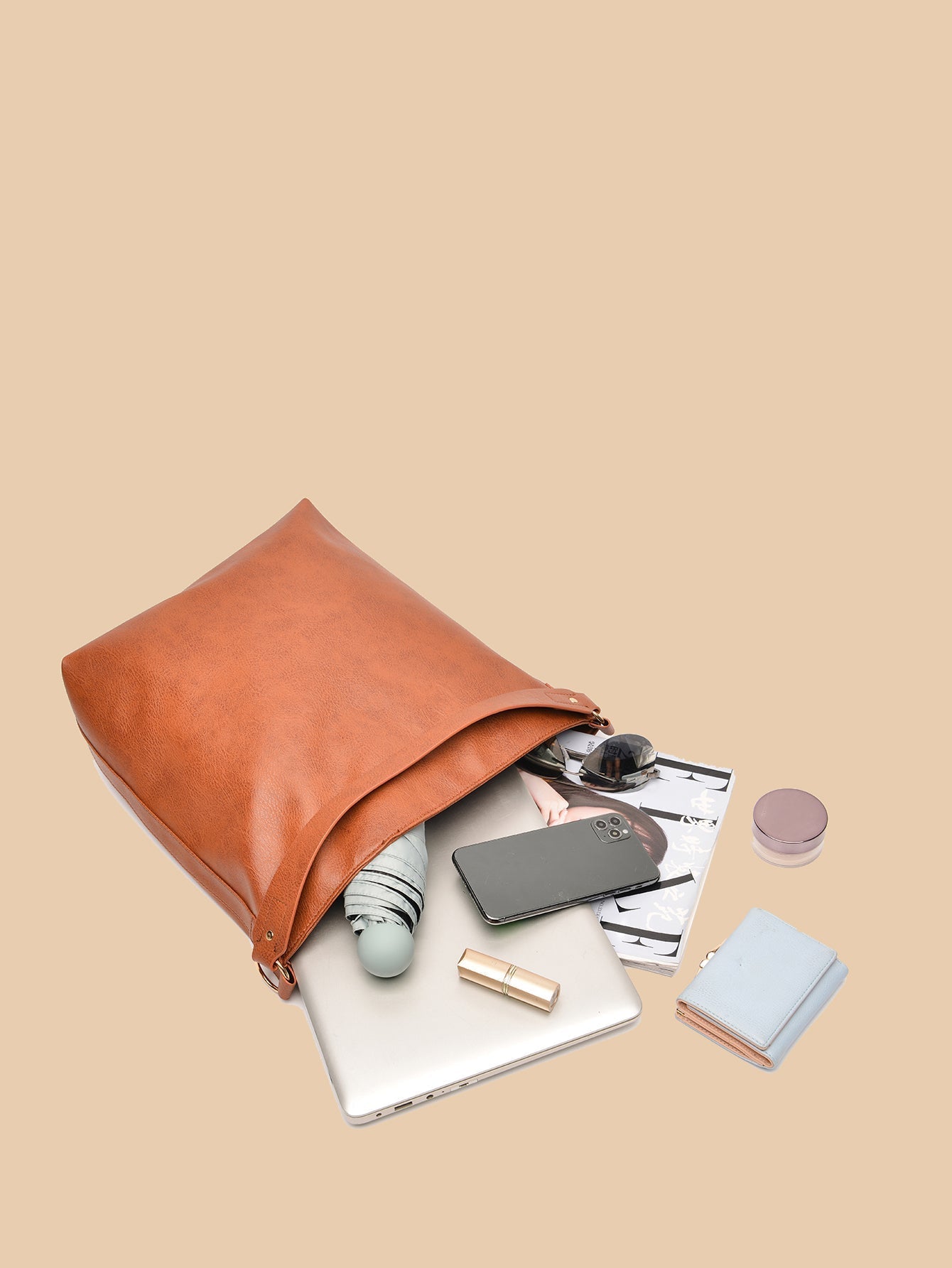 Women Multifunctional Bag Crossbody Bag Trunk Tote Designer Shoulder Bag Sai Feel