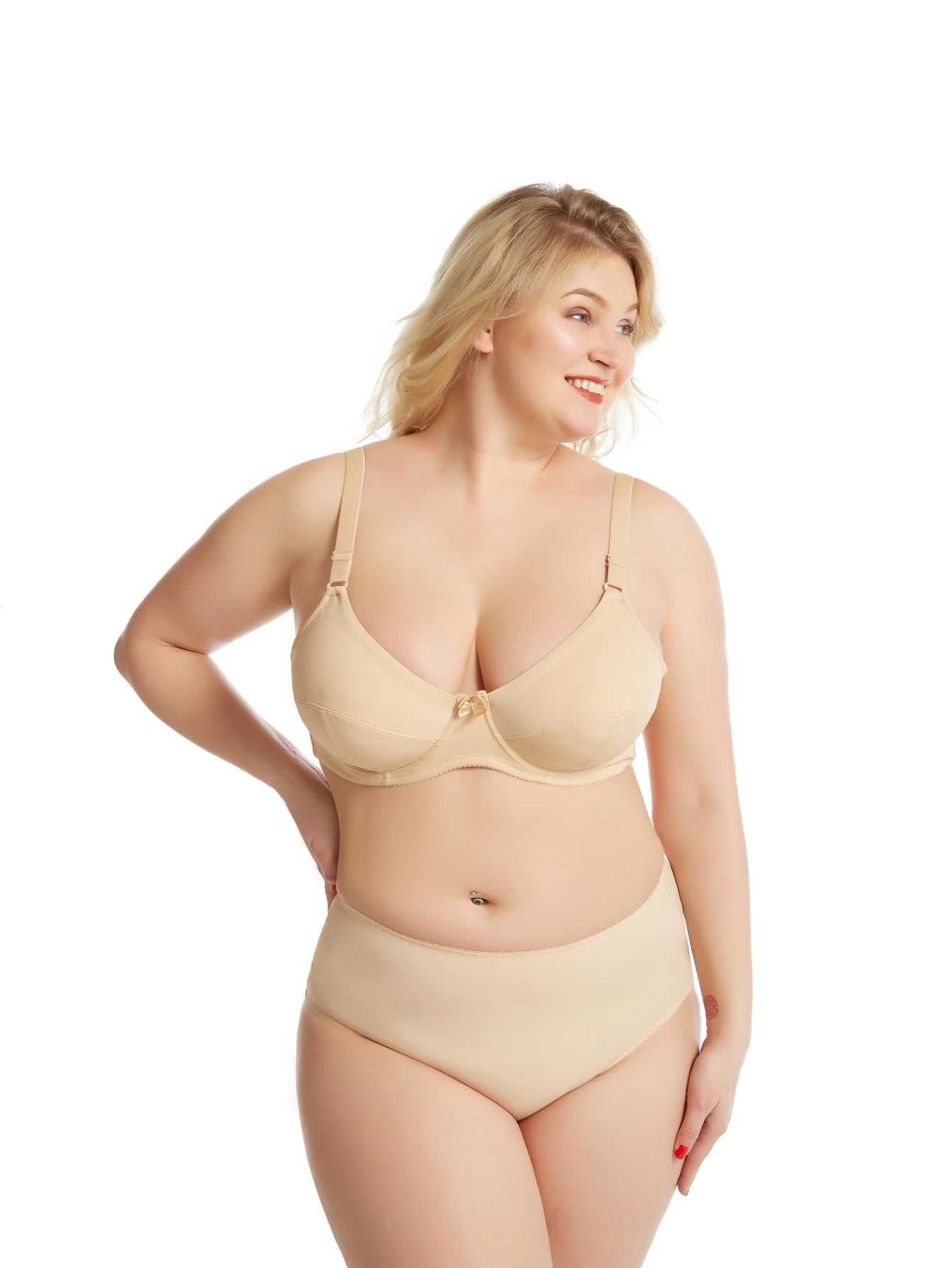 Women PLus Size Bra and Panties Set Non Padded Ultra Thin Cup Bra Set Full Coverage Sexy Lingerie Set Sai Feel Women PLus Size Bra and Panties Set Non Padded Ultra Thin Cup Bra Set Full Coverage Sexy Lingerie Set Sai Feel